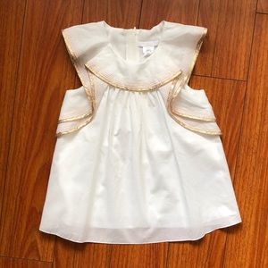 CHLOE BLOUSE WITH GOLD